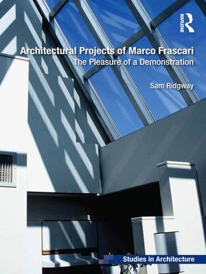 cover image of Architectural Projects of Marco Frascari